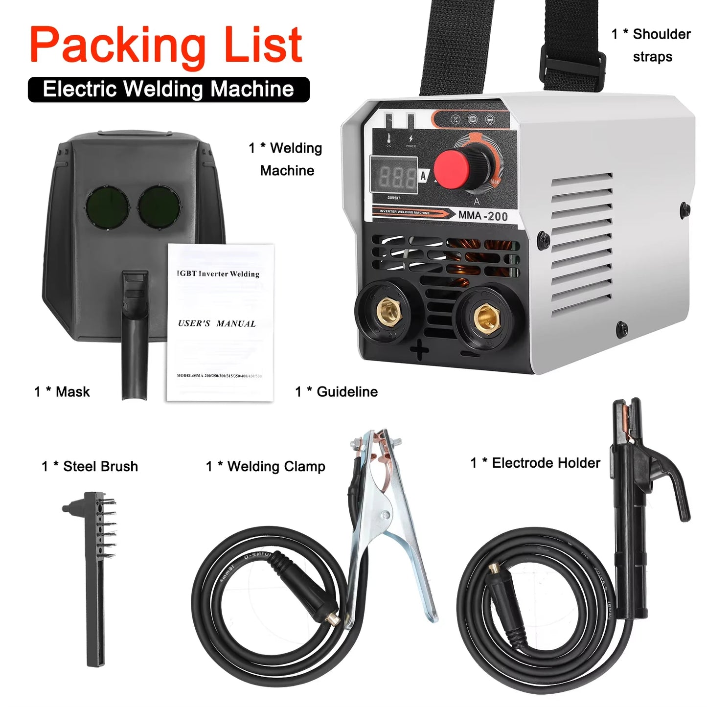 2-in-1 MIG/MMA Welding Machine – IGBT Inverter DC Welder