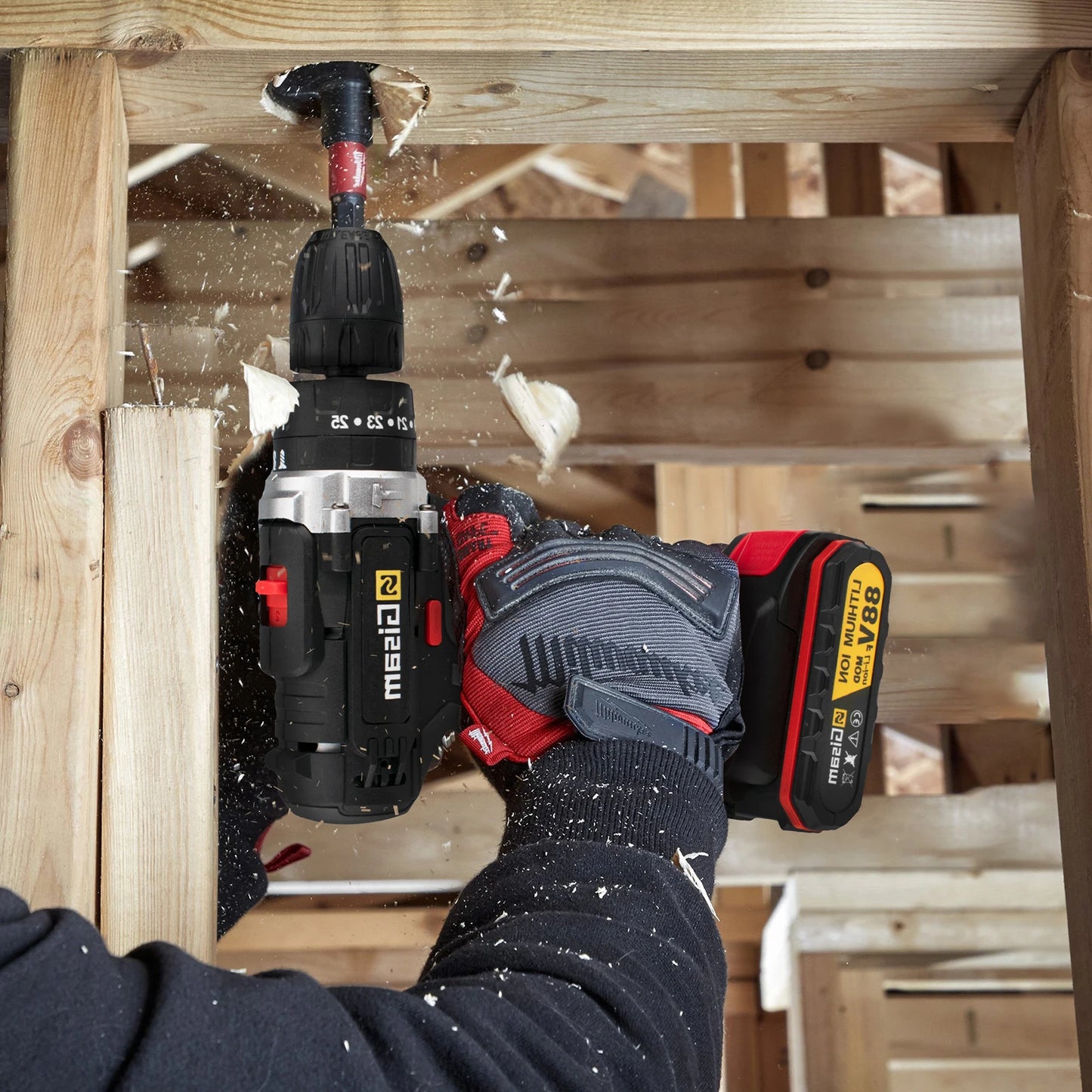 21V Cordless Impact Drill – Brushless Hammer Driver