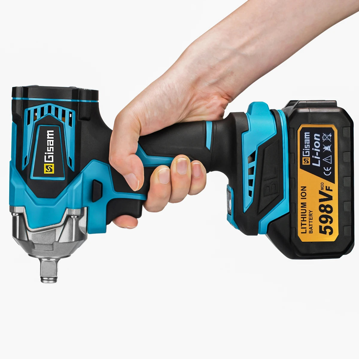 1200NM Brushless Impact Wrench – 1/2” Cordless Power Tool