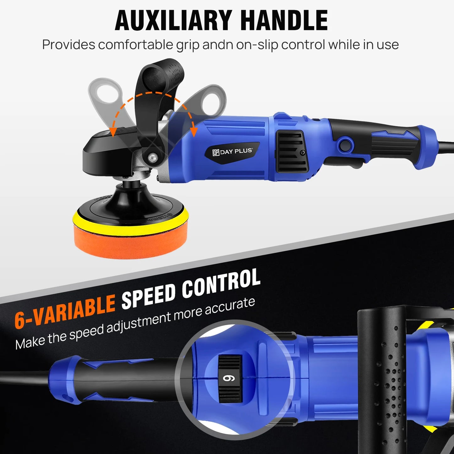 Electric Car Polisher – 6 Speed Rotary Buffer