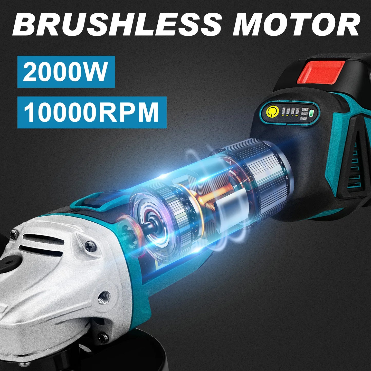 125mm Brushless Angle Grinder – 18V Cordless Cutting Tool