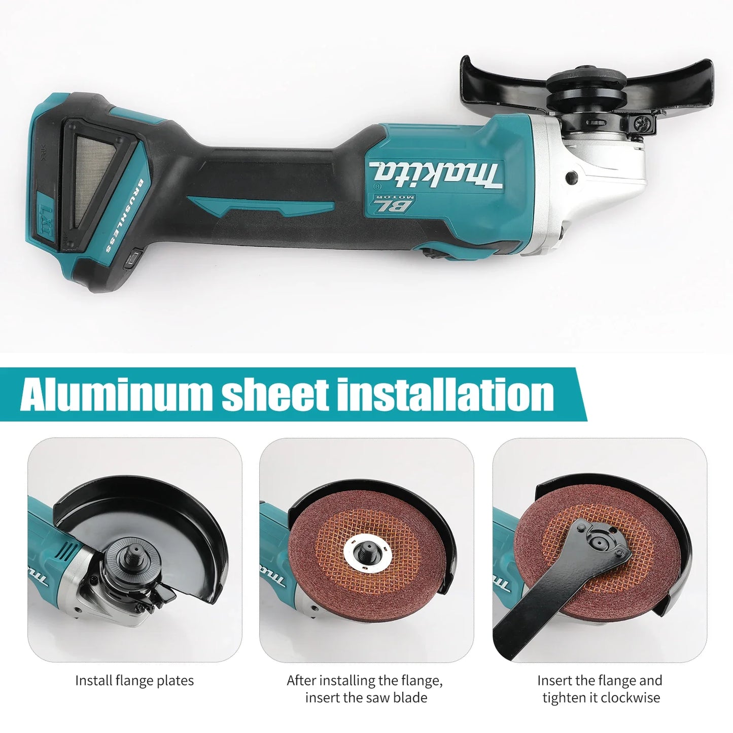 18V Brushless Angle Grinder – 125mm Cordless Cutting Tool