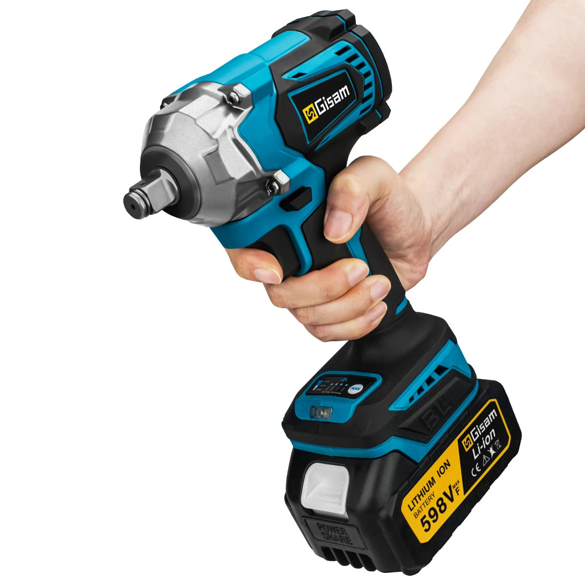 1200NM Brushless Impact Wrench – 1/2” Cordless Power Tool