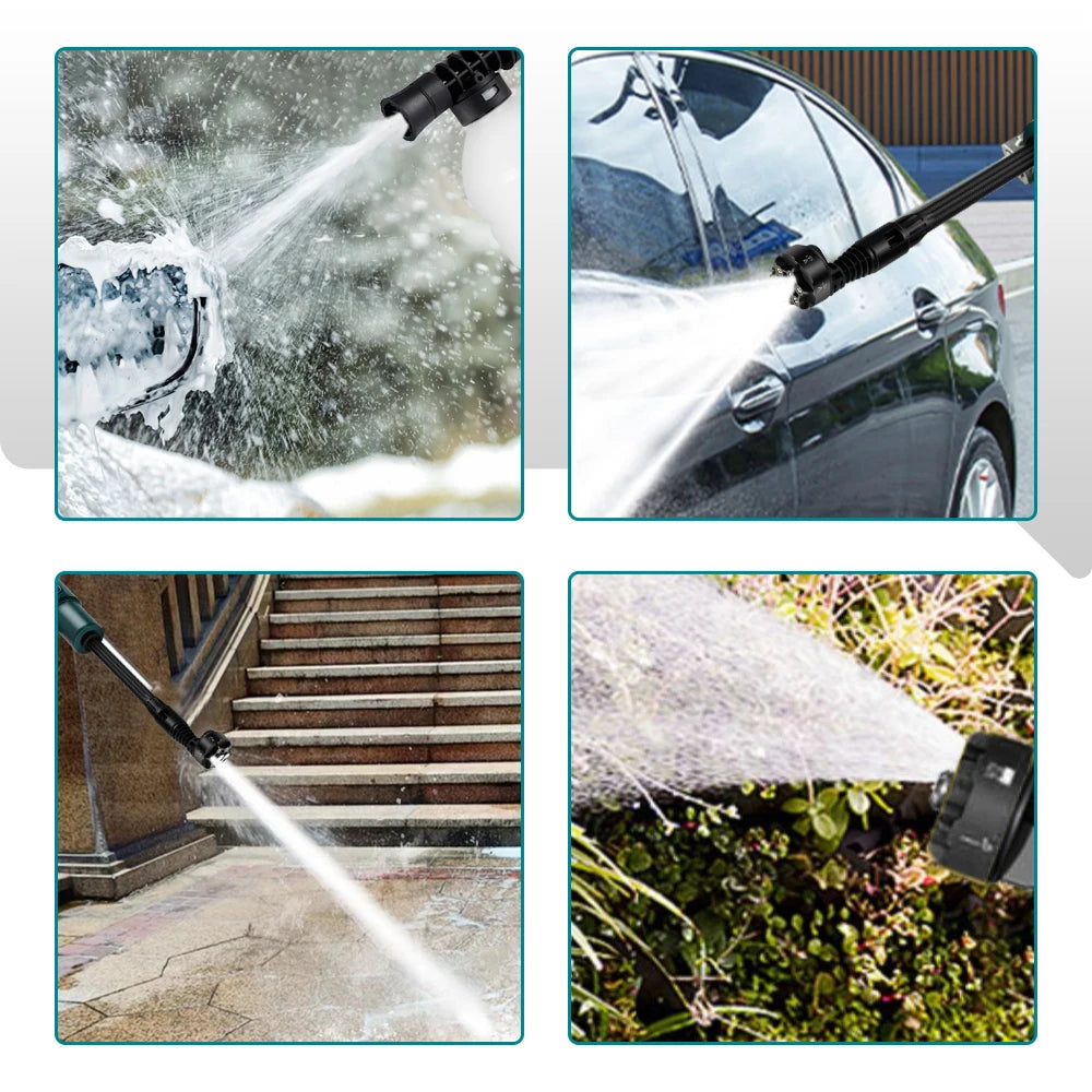 200 Bar Brushless Pressure Washer – 6-in-1 Cordless Cleaner