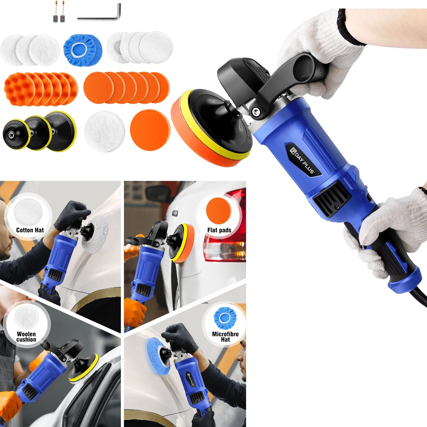 Electric Car Polisher – 6 Speed Rotary Buffer