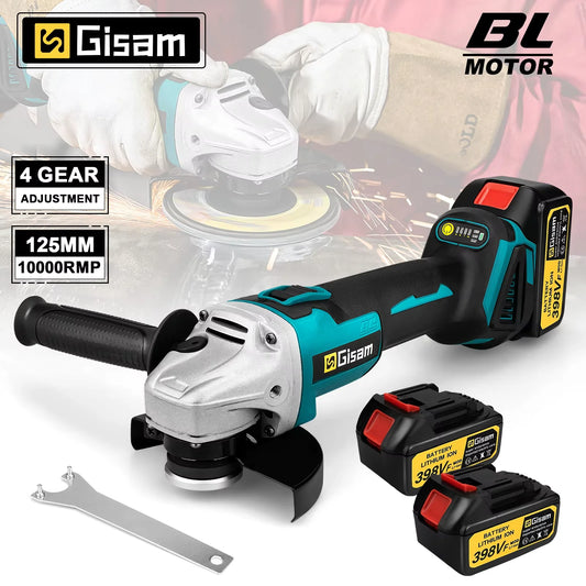 125mm Brushless Angle Grinder – 18V Cordless Cutting Tool